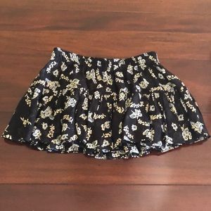 Blu Moon floral print skirt